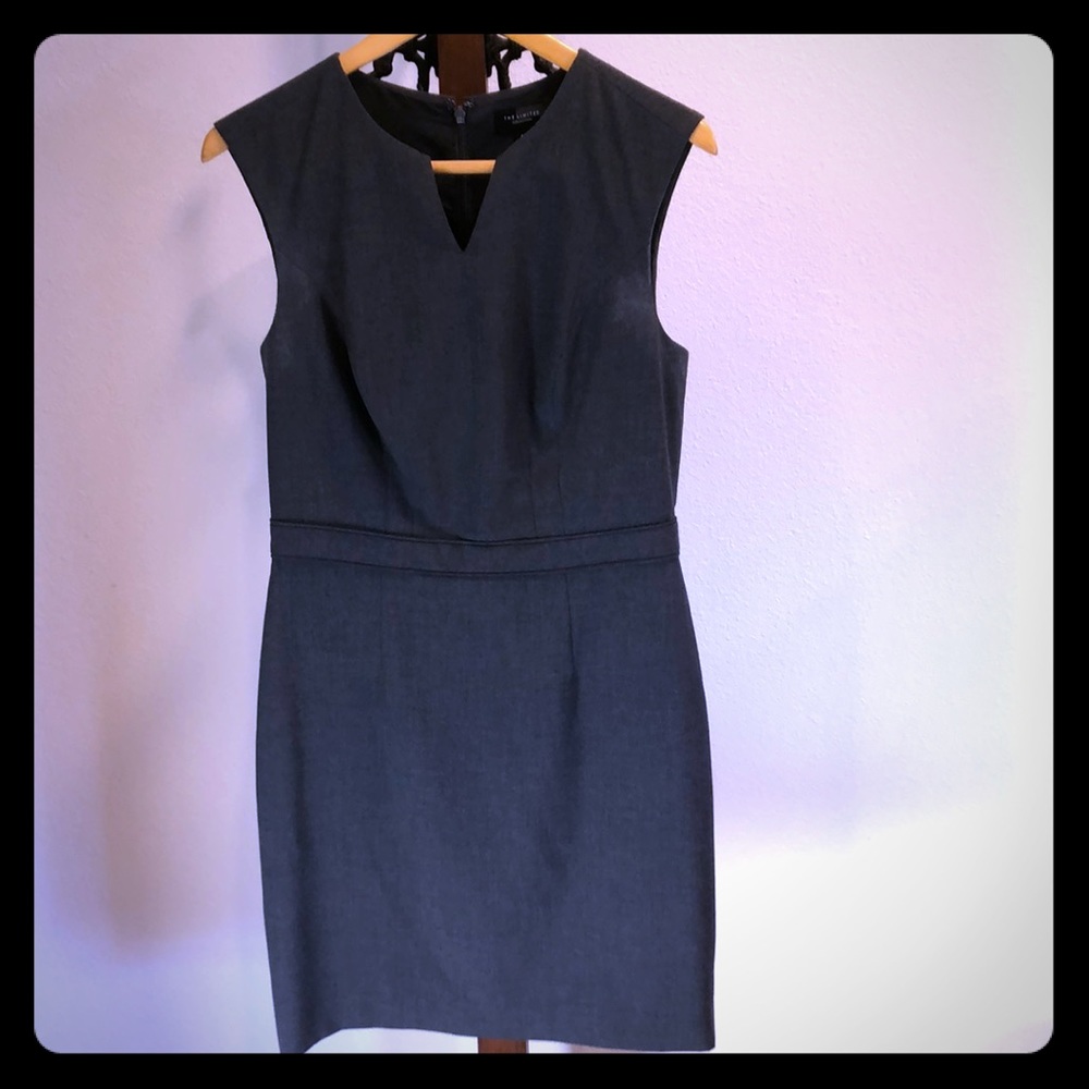 The Limited basic gray business dress